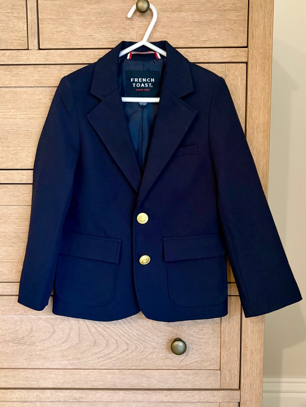 French Toast Navy Blazer with Gold Buttons